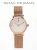 Rose Gold Lady Elegance’s 5 ATM ALL Stainless Steel Quartz Watch