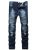 Men’s Ripped Destroyed Distressed Slim Fit Jeans