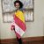 Shifta7-Shash01 Ethiopian Flag Color Alphabet Scarf