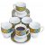 12 PCS- Ethiopian Traditional Coffee Cups- Traditional Design – 6 Caps and 6 Saucers