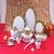 37 Pcs Ethiopian/Eritrean Dinnerware Plate Set, Tibeb Edition. (Best Quality)